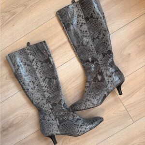 Rockport Snakeskin Knee-High Women's Boots